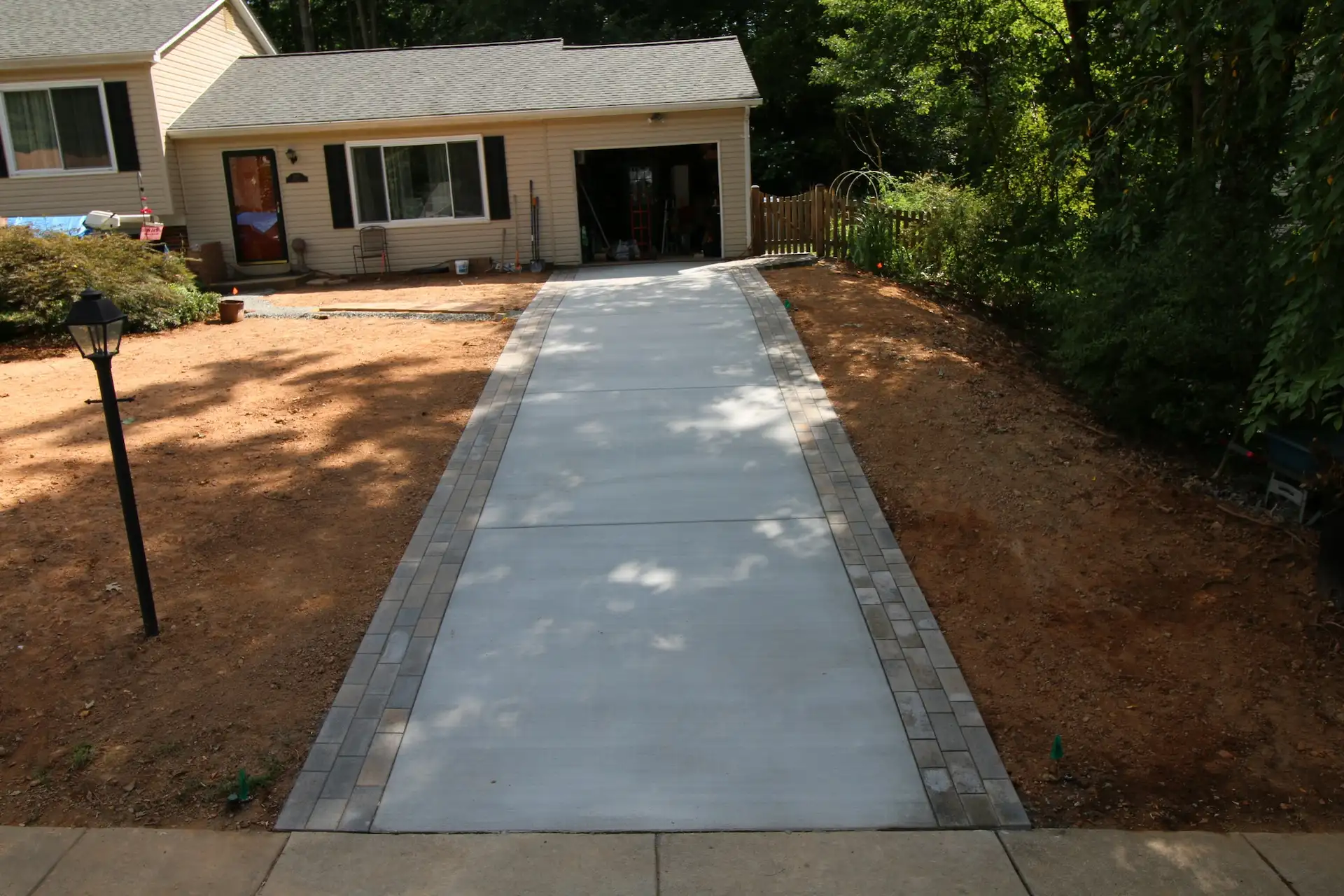 Luxury Concrete Driveway and VDOT Apron Overview