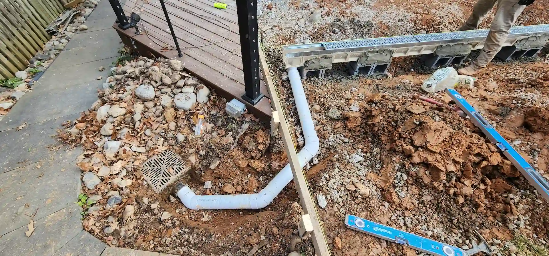 Engineered Yard Drainage and French Drains in Northern VA