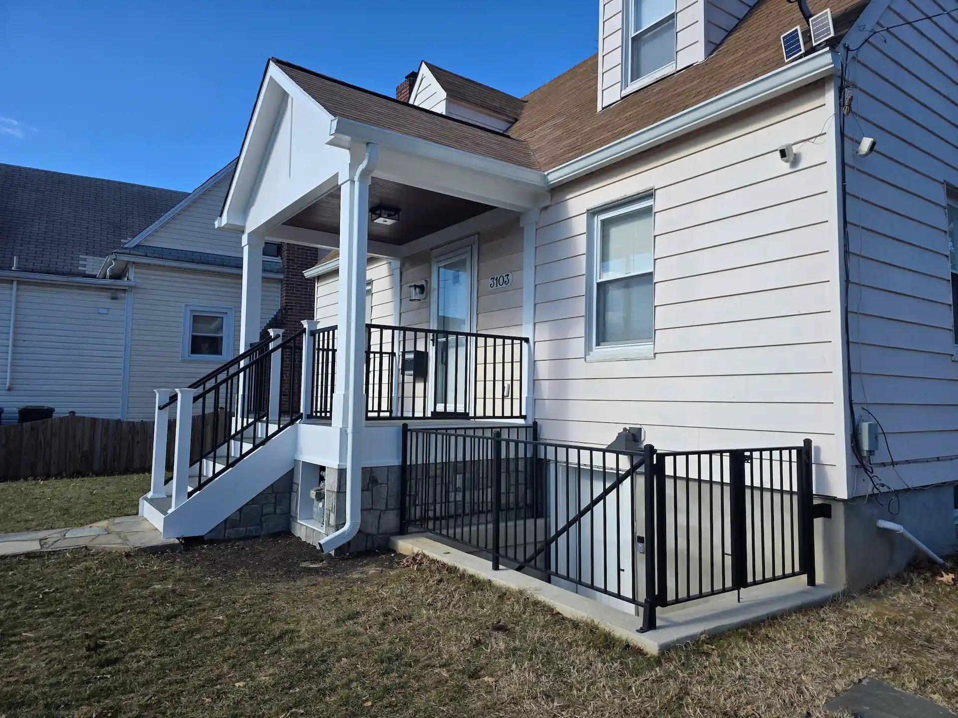 Front Portico Roof Addition