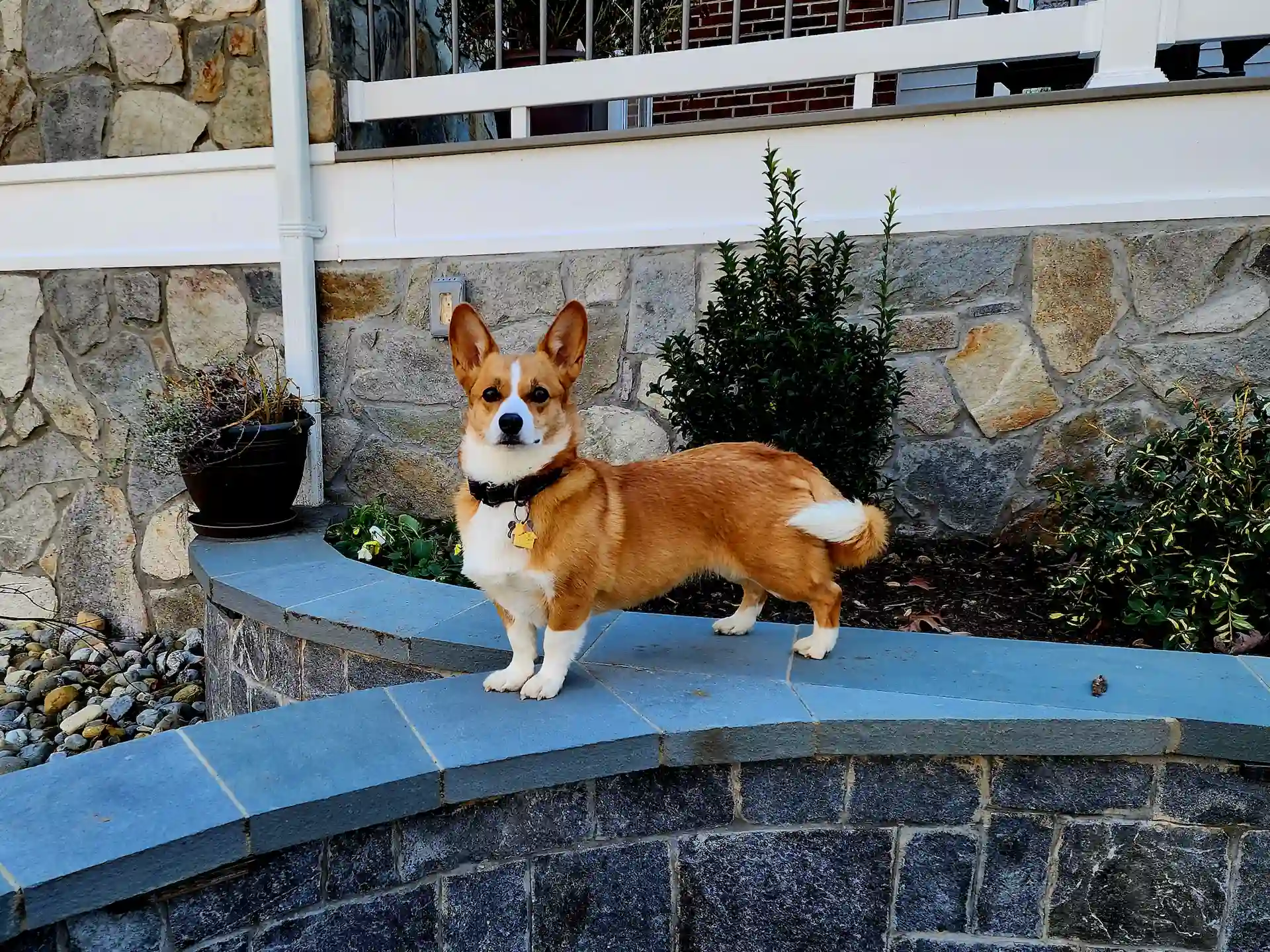 Stone Retaining Wall Cap Detail - Tuck GC Masonry