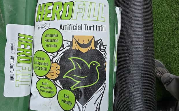 Bag of HeroFill antimicrobial green infill