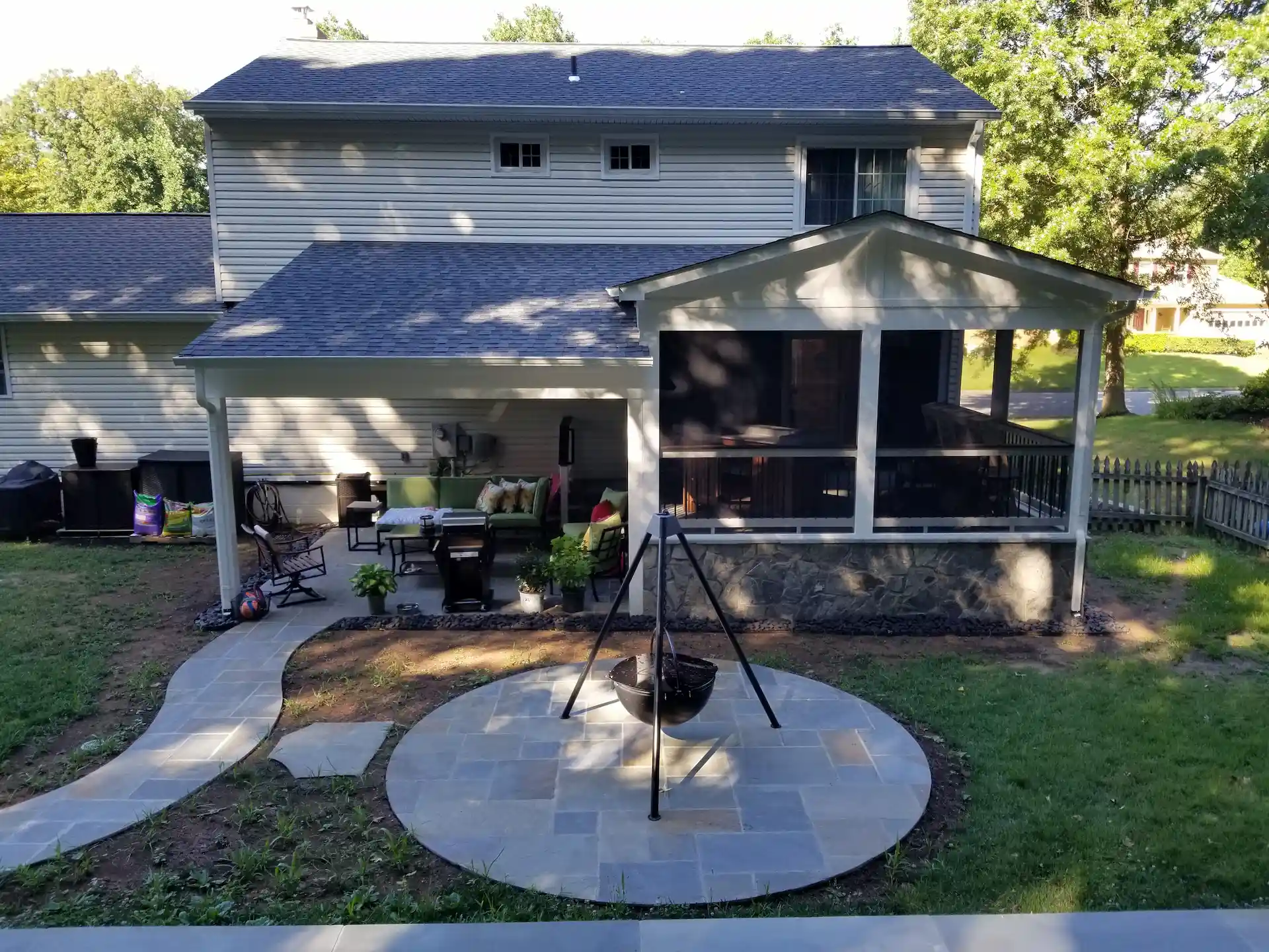 Custom Screened Porch Construction McLean and Great Falls